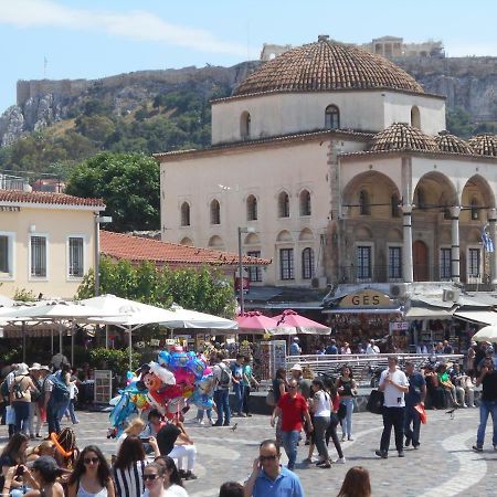 Monastiraki flea market&metro station appartment Aten Exteriör bild
